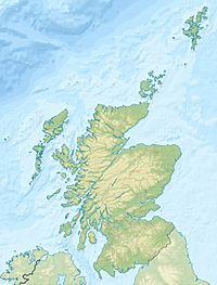 Scotland relief location map