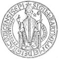 Seal of Bartholomew, Latin Bishop of Karditsa and Velestino (Schlumberger, 1897)
