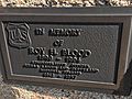 Shuteye Peak Forest Service memorial plaque for forester Roy H. Blood