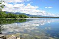 The lake of Divonne-les-Bains near the Swiss border with swimming possibilities - panoramio
