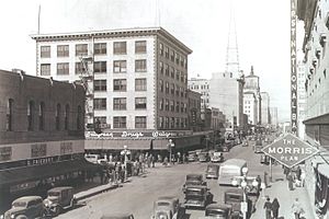 Washington Street and Central Avenue in Phoenix in the 1920s-1930s