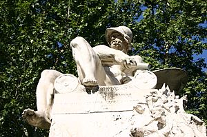 3420 - Milano - Ernesto Bazzaro (1859-1937) - Monumento a Felice Cavallotti (1906) - Foto Giovanni Dall'Orto 23-Jun-2007