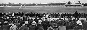 Australia vs England at Adelaide Oval in 1902