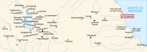 Cempoala location map-fr