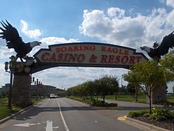 Entrance sign for Soaring Eagle Casino & Resort.jpg