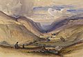 Glen Tilt 1844 watercolour by William Leighton Leitch
