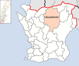 Hässleholm Municipality in Scania County.png
