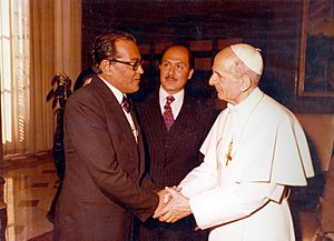 Jafar Shahidi and Pope Paul VI