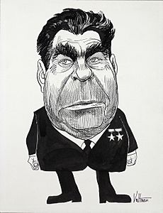 Leonid Brezhnev by Edmund S. Valtan ppmsc.07952
