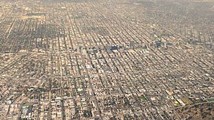 Los-Angeles-Koreatown-Aerial-view-from-south-August-2014