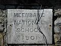 Plaque, Meenbane National School - geograph.org.uk - 1749453