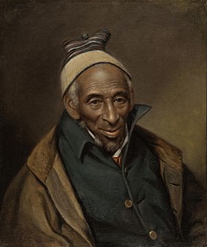 Portrait of Yarrow Mamout (Muhammad Yaro), 1819. Charles Willson Peale.jpg
