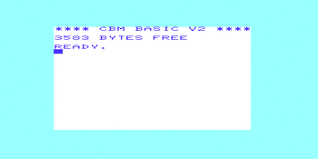 VIC 20 Splash Screen Screenshot