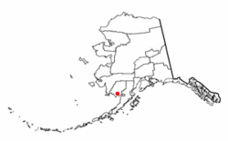 Location of Dillingham, Alaska