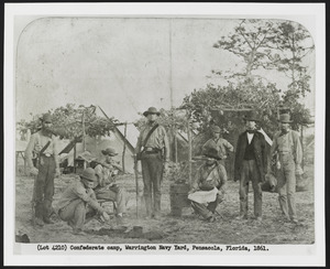 Confederate camp, Warrington Navy Yard, Pensacola, Florida, 1861