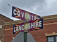 Coventry Lancashire sign