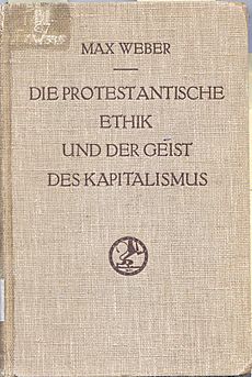 Die protestantische Ethik und der 'Geist' des Kapitalismus original cover