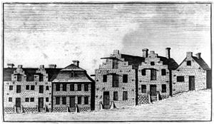 Dutch Rowhouses Albany 1789