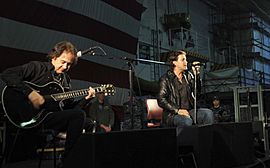 Flickr - Official U.S. Navy Imagery - The lead singer of Creed perform an acoustic rock concert aboard USS George Washington (cropped)