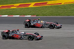 Hamilton + Alonso 2007 Canada
