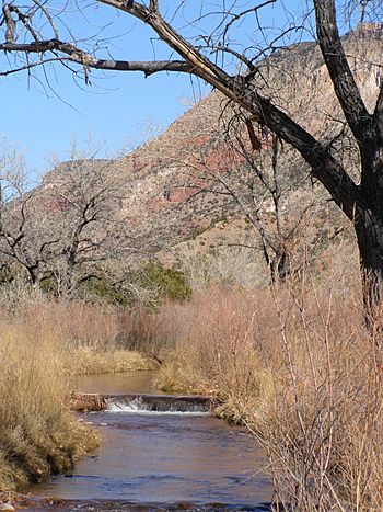 Jemez River, down stream from Jemez Pueblo New Mexico.JPEG