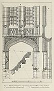 King's College Old Court Gateway Willis 1886 Vol 1 architecturalhis01will 0 0537