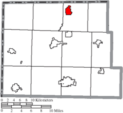 Location of Pioneer in Williams County