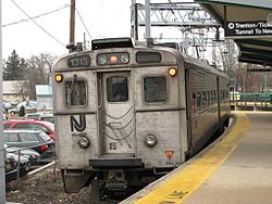 New Jersey Transit Budd Arrow III 1313 on the Dinky