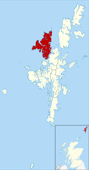 Northmavine Shetland UK parish map (blank).svg