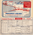 Northwest Airlines Ticket