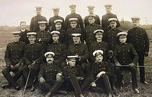 Officers of the 5th Regiment-Macaulay Point-1909