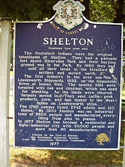 Shelton ct historical town sign2