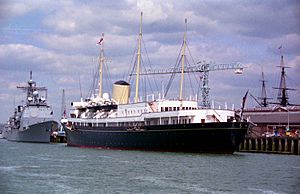The Royal Yacht Britannia in Portsmouth - geograph.org.uk - 1702549