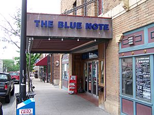 The blue note
