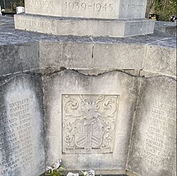 West Ham coat of arms, East London cemetery