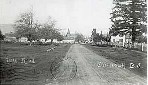 Yale Road Chilliwack - 1908 - Site of City Hall