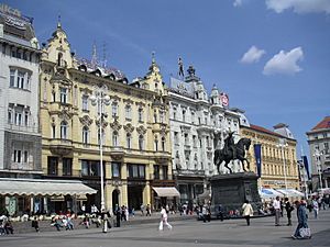 Zagreb trg bana Jelačića