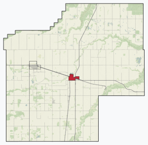 Location in the MD of Spirit River No. 133