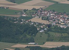 Aerial view of Penthalaz