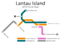 Lantau MR route map 2010