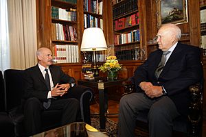 Meeting Papoulias, Papandreou - 5 November 2011 (1)
