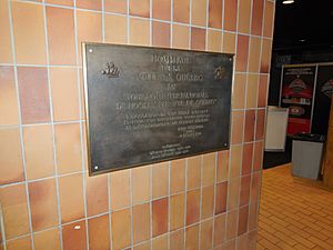 Plaque commémorative - 25 ans - Tournoi international de hockey pee-wee de Québec