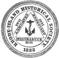 Rhode Island Historical Society Seal 1852