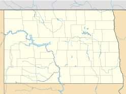Red Wing crater is located in North Dakota