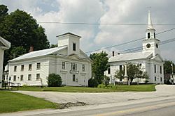 Historical society and church in Williamstown