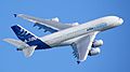Airbus A380 blue sky