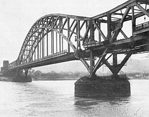 Beschädigte Brücke