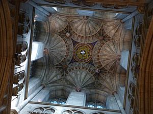 Canterbury Cathedral, fan vaulting of the crossing