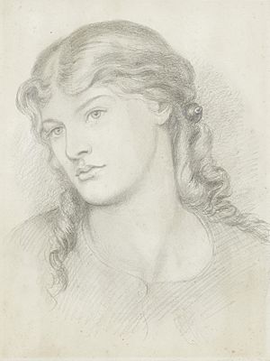Dante Gabriel Rossetti Portrait of Alexa Wilding