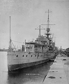 HMS Curacoa stern view 1918 IWM FL 5370